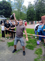В рамках празднования Дня образования Должанского района 05 июля в парке культуры и отдыха пгт. Долгое прошли спортивные соревнования по поднятию гири и армреслингу